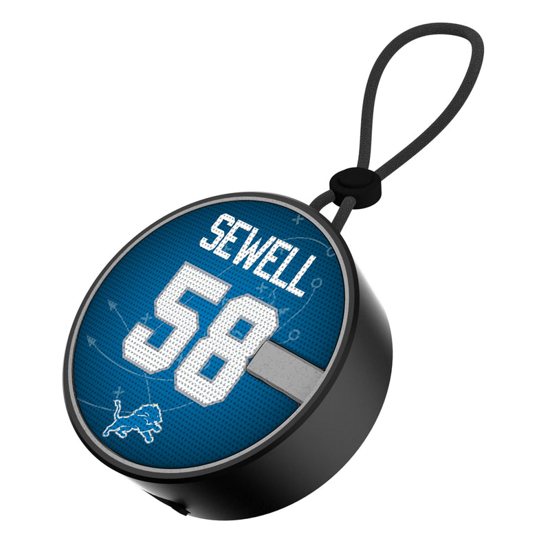 Penei Sewell Detroit Lions 58 Ready Waterproof Speaker