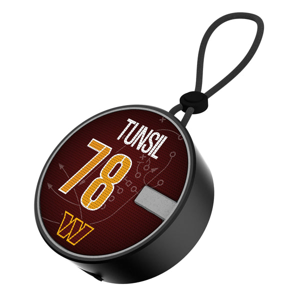 Laremy Tunsil Washington Commanders 78 Game Tactic Waterproof Speaker