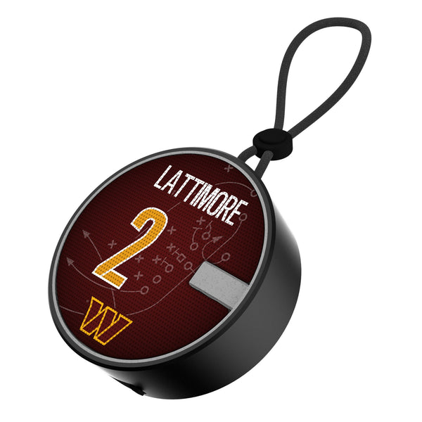 Marshon Lattimore Washington Commanders 2 Game Tactic Waterproof Speaker