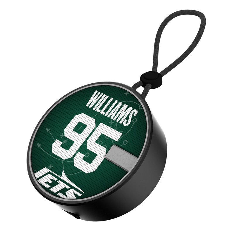 Quinnen Williams New York Jets 95 Ready Waterproof Speaker