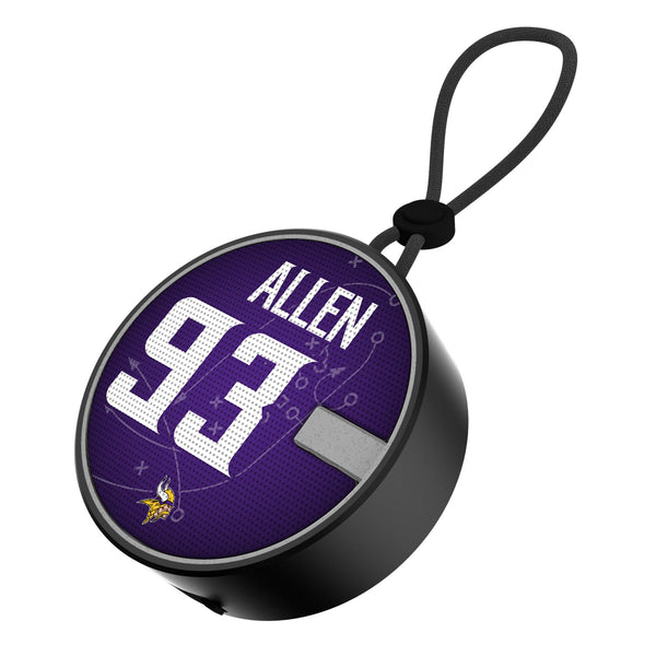 Jonathan Allen Minnesota Vikings 93 Game Tactic Waterproof Speaker