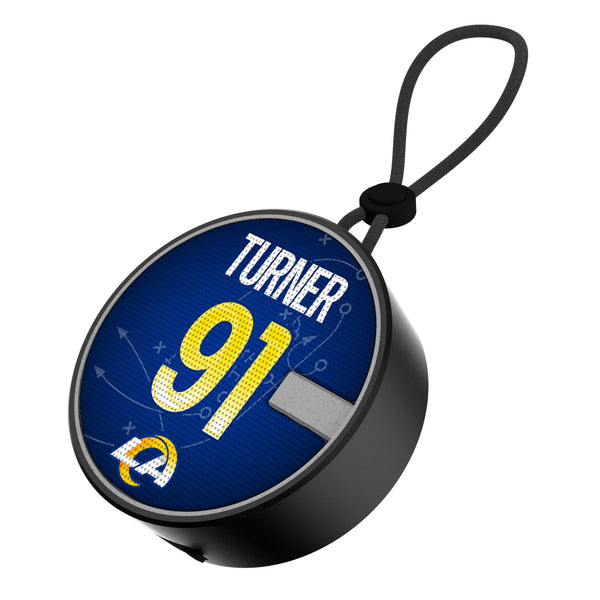 Kobie Turner Los Angeles Rams 91 Ready Waterproof Speaker