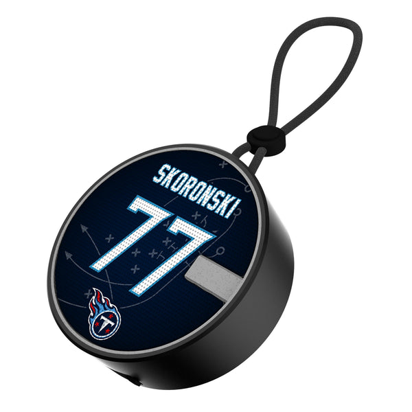 Peter Skoronski Tennessee Titans 77 Ready Waterproof Speaker