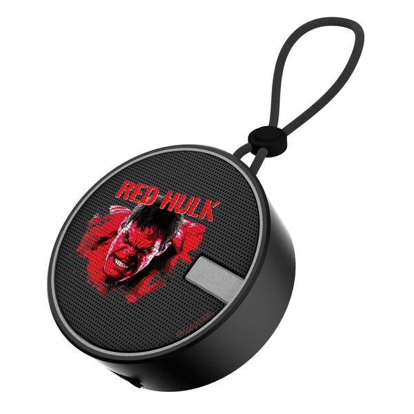 Marvel Avengers Red Hulk Badge Waterproof Speaker