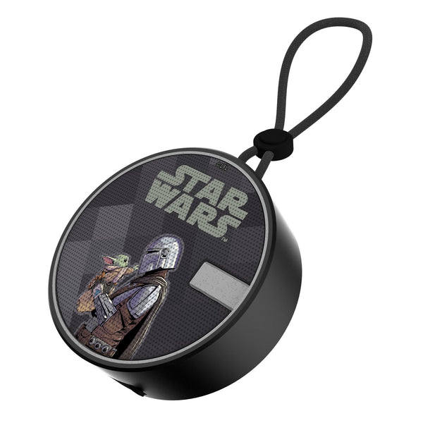 Star Wars: The Mandalorian Grogu and Din Djarin Color Block Waterproof Speaker