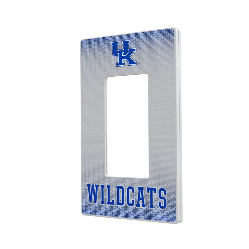 Kentucky Wildcats Linen Hidden-Screw Light Switch Plate