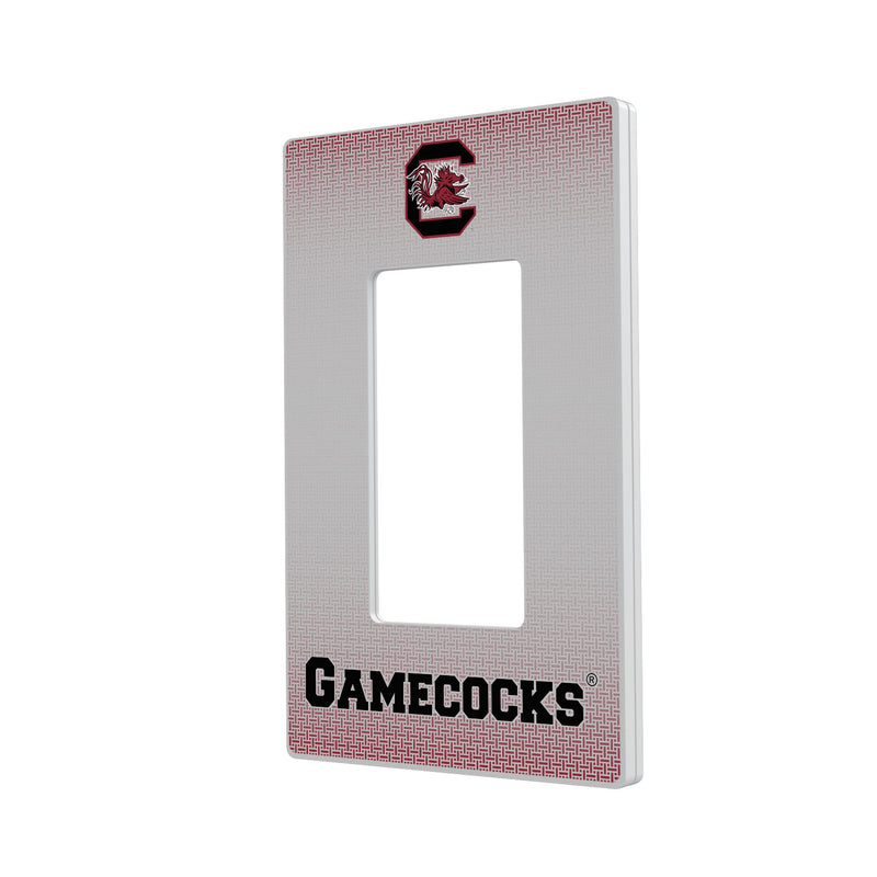 South Carolina Gamecocks Linen Hidden-Screw Light Switch Plate