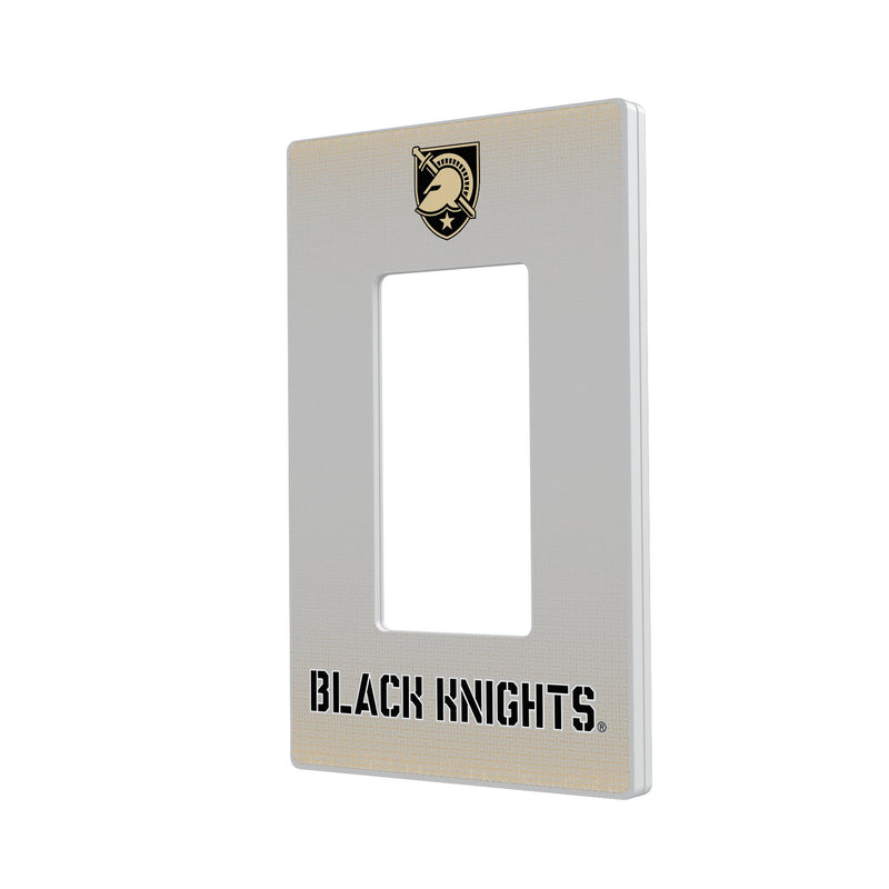 Army Academy Black Knights Linen Hidden-Screw Light Switch Plate