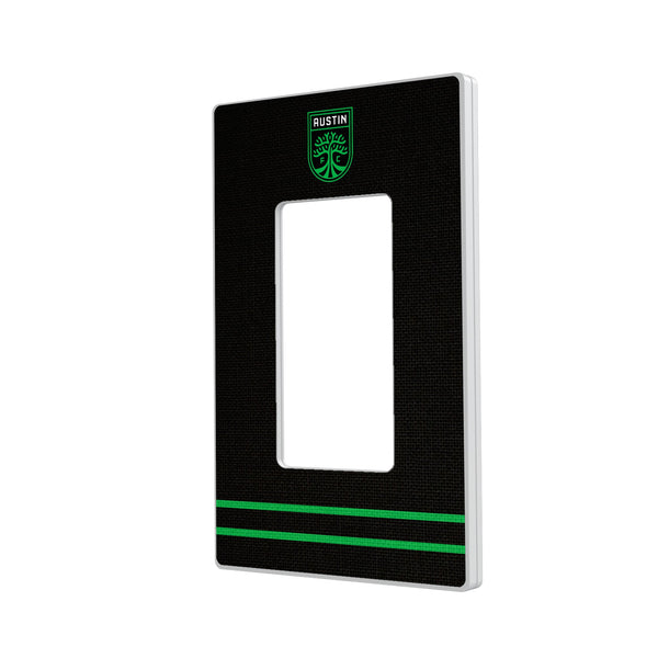 Austin FC Stripe Hidden-Screw Light Switch Plate