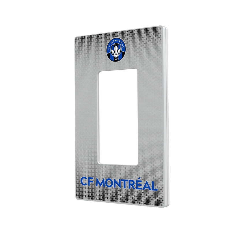 CF Montreal  Linen Hidden-Screw Light Switch Plate