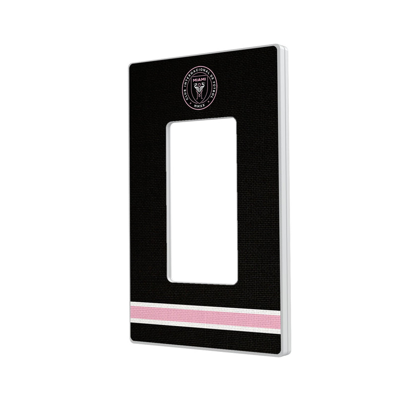 Inter Miami CF Stripe Hidden-Screw Light Switch Plate