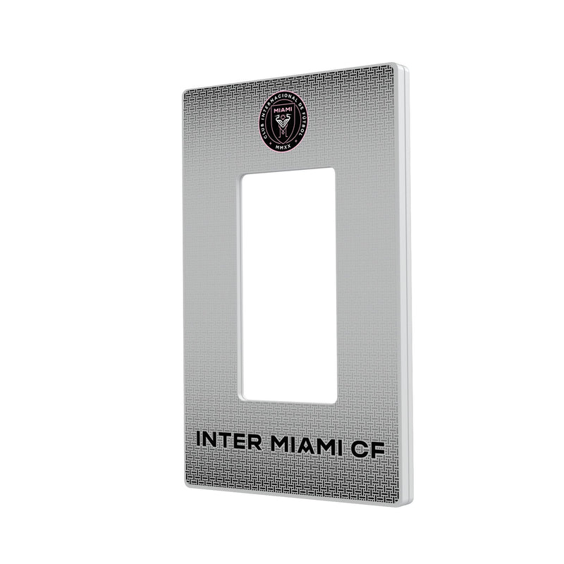 Inter Miami CF  Linen Hidden-Screw Light Switch Plate