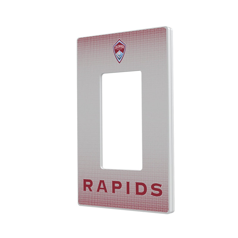 Colorado Rapids  Linen Hidden-Screw Light Switch Plate