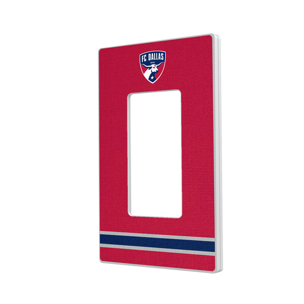 FC Dallas Stripe Hidden-Screw Light Switch Plate