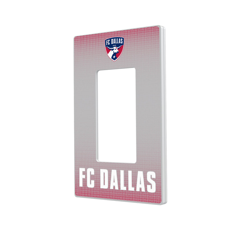 FC Dallas  Linen Hidden-Screw Light Switch Plate