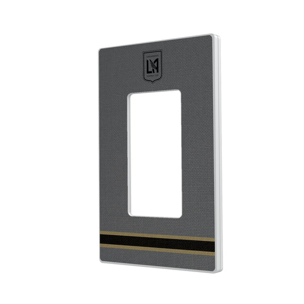 Los Angeles Football Club Stripe Hidden-Screw Light Switch Plate