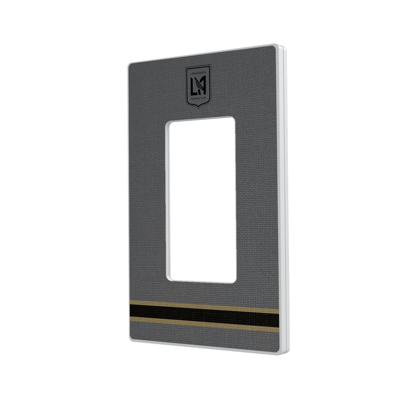 Los Angeles Football Club Stripe Hidden-Screw Light Switch Plate