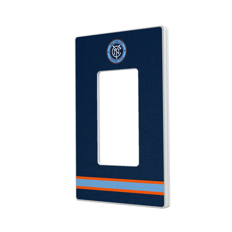 New York City FC Stripe Hidden-Screw Light Switch Plate