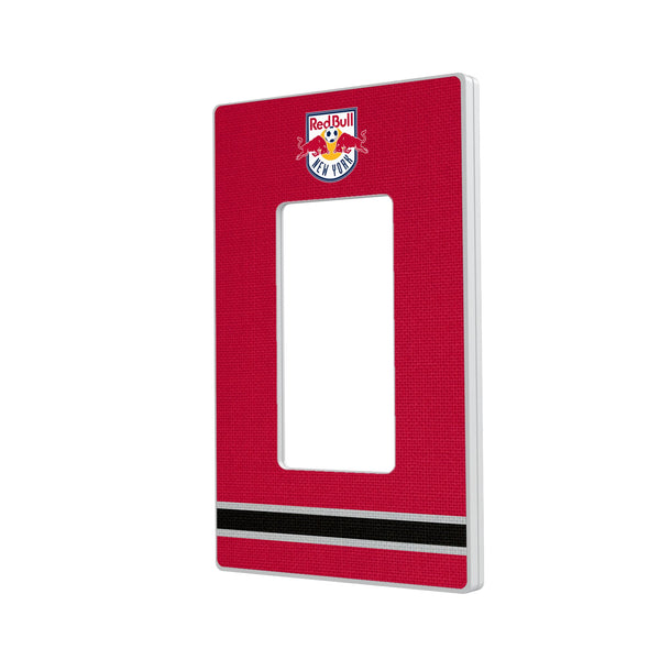 New York Red Bulls Stripe Hidden-Screw Light Switch Plate