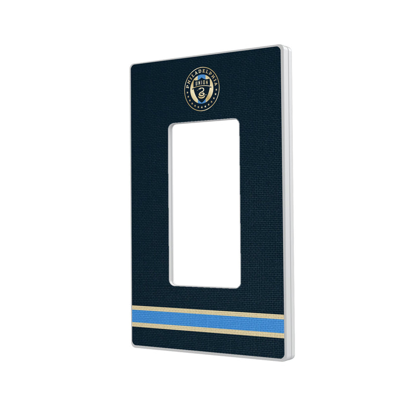 Philadelphia Union Stripe Hidden-Screw Light Switch Plate