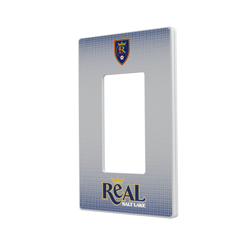 Real Salt Lake   Linen Hidden-Screw Light Switch Plate