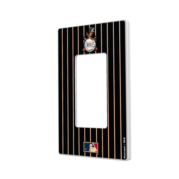 Baltimore Orioles 1954-1963 - Cooperstown Collection Pinstripe Hidden-Screw Light Switch Plate