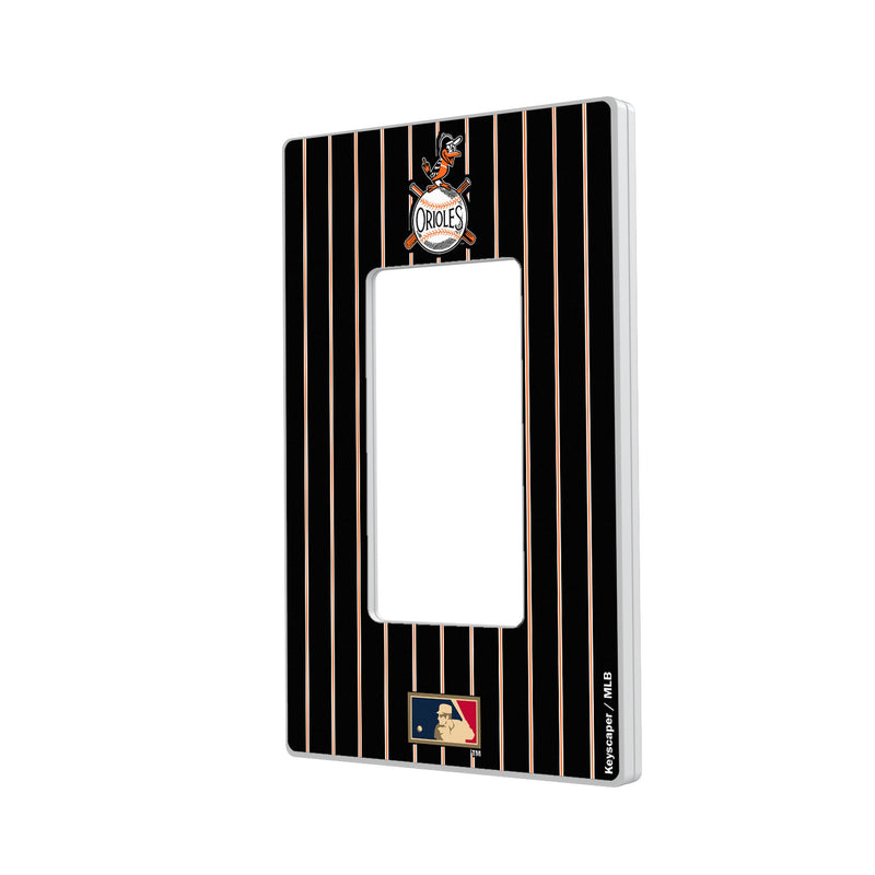 Baltimore Orioles 1954-1963 - Cooperstown Collection Pinstripe Hidden-Screw Light Switch Plate
