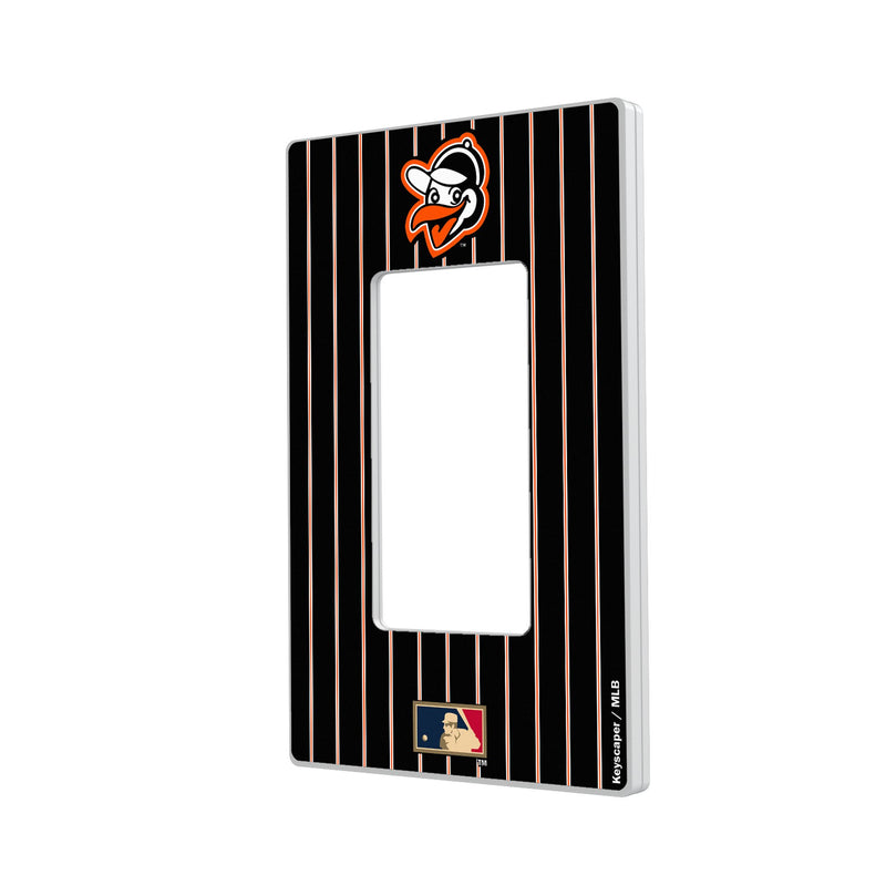 Baltimore Orioles 1955 - Cooperstown Collection Pinstripe Hidden-Screw Light Switch Plate