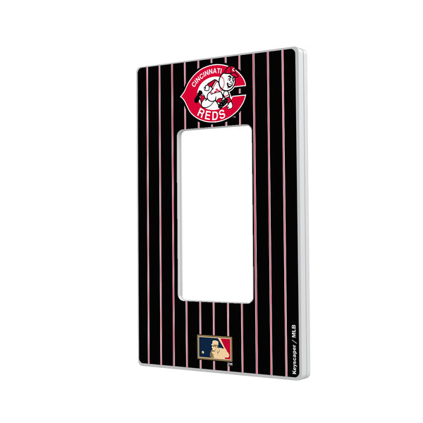 Cincinnati Reds 1974-1992 - Cooperstown Collection Pinstripe Hidden-Screw Light Switch Plate