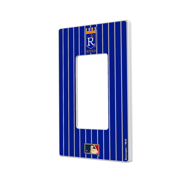Kansas City Royals 1969-1978 - Cooperstown Collection Pinstripe Hidden-Screw Light Switch Plate