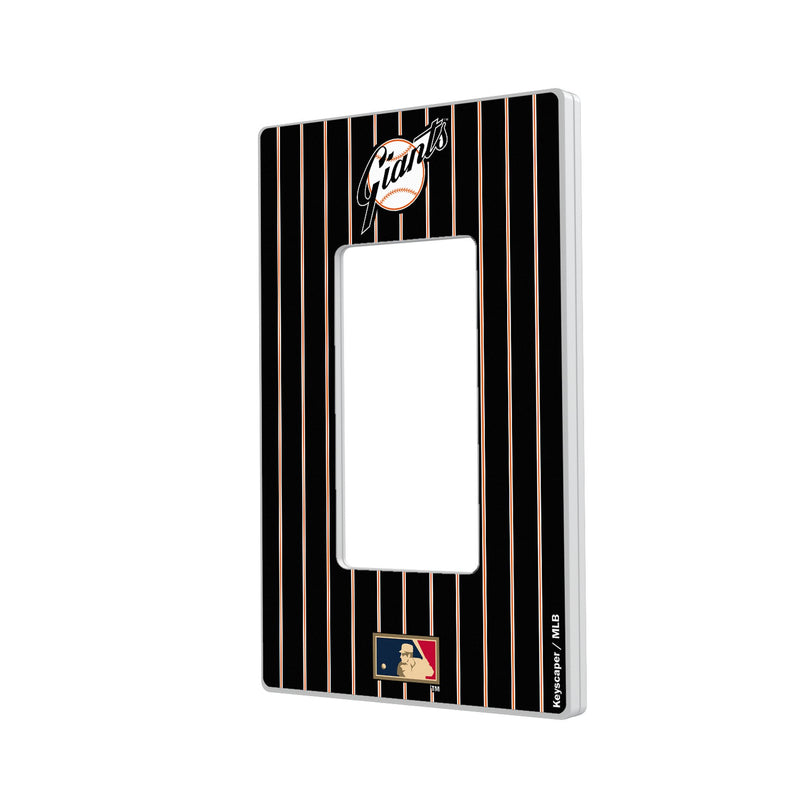 San Francisco Giants 1958-1967 - Cooperstown Collection Pinstripe Hidden-Screw Light Switch Plate