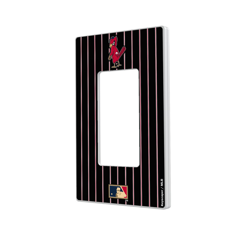 St Louis Cardinals 1950s - Cooperstown Collection Pinstripe Hidden-Screw Light Switch Plate