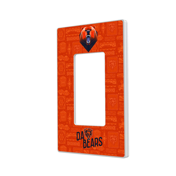 Chicago Bears 2024 Illustrated Limited Edition Hidden-Screw Light Switch Plate
