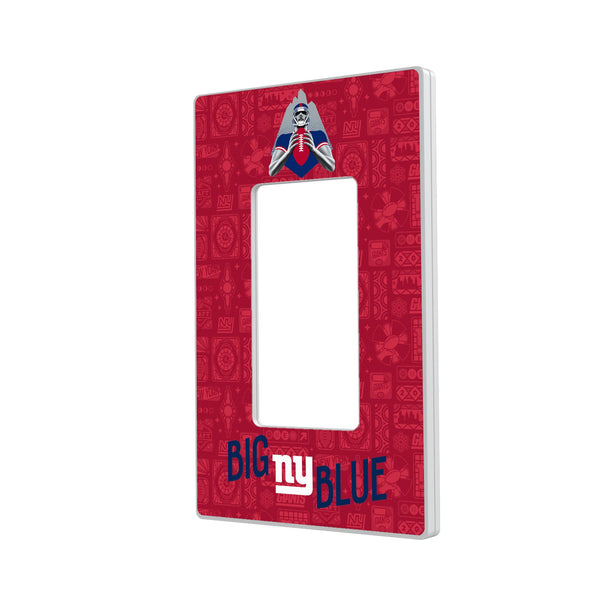 New York Giants 2024 Illustrated Limited Edition Hidden-Screw Light Switch Plate