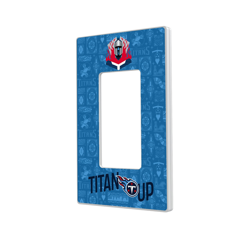 Tennessee Titans 2024 Illustrated Limited Edition Hidden-Screw Light Switch Plate