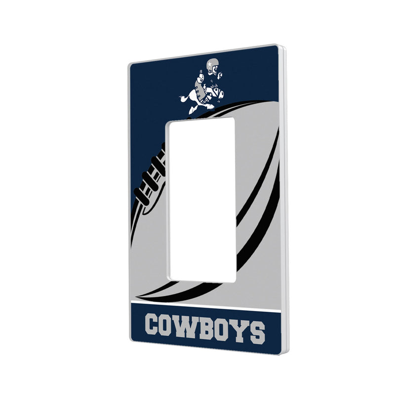 Dallas Cowboys 1966-1969 Historic Collection Passtime Hidden-Screw Light Switch Plate