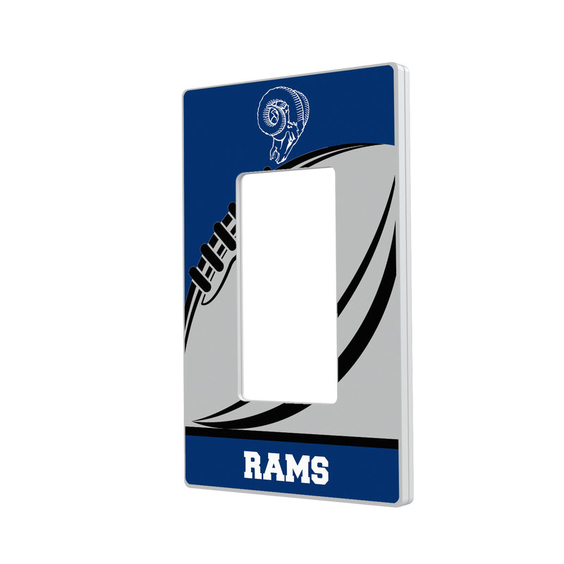 Los Angeles Rams Historic Collection Passtime Hidden-Screw Light Switch Plate