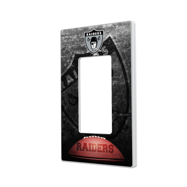 Oakland Raiders 1963 Historic Collection Legendary Hidden-Screw Light Switch Plate