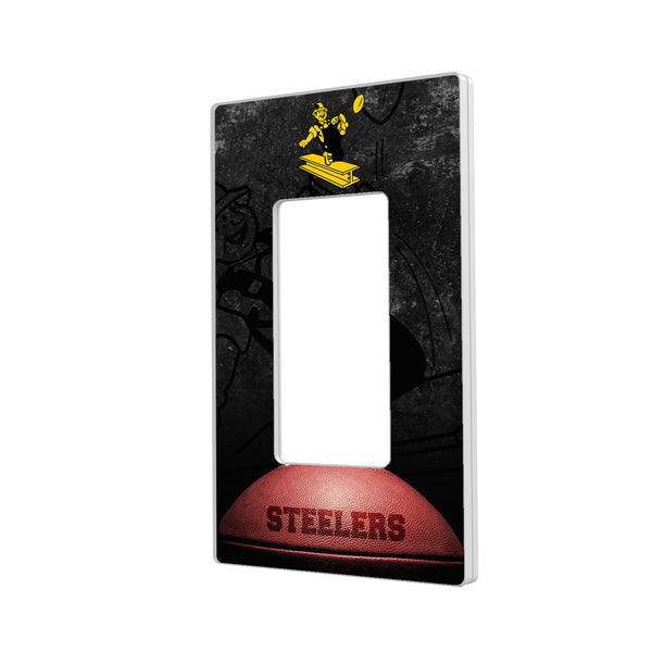 Pittsburgh Steelers 1961 Historic Collection Legendary Hidden-Screw Light Switch Plate