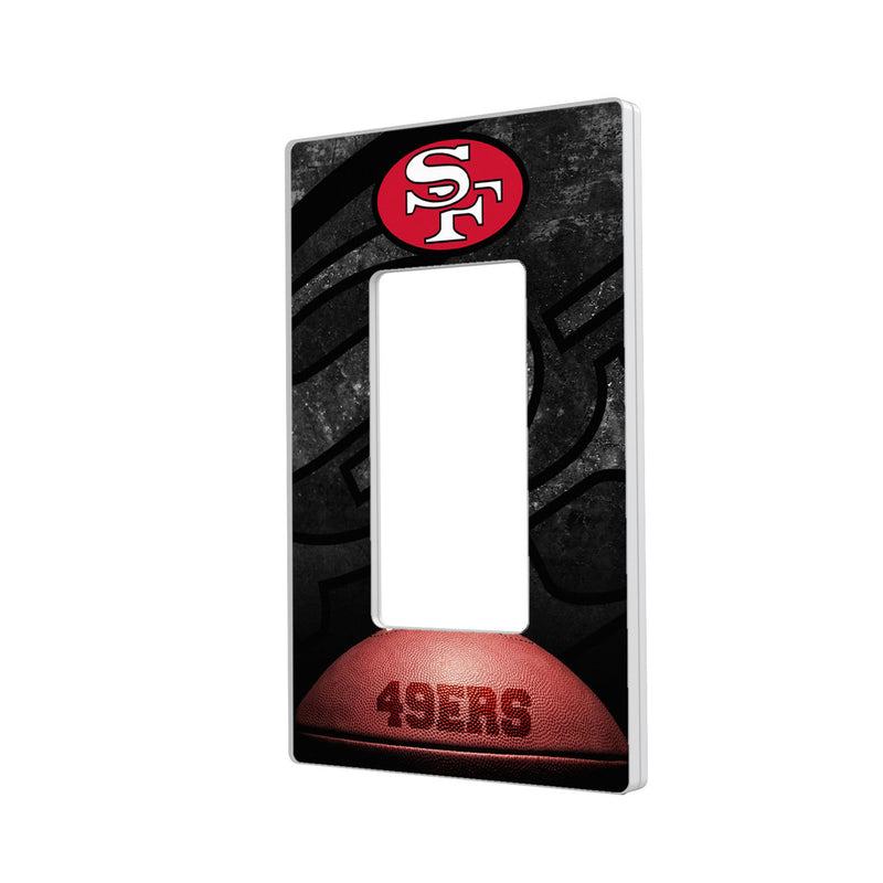 San Francisco 49ers Historic Collection Legendary Hidden-Screw Light Switch Plate