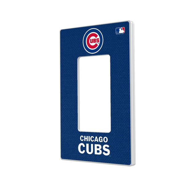 Chicago Cubs Solid Hidden-Screw Light Switch Plate