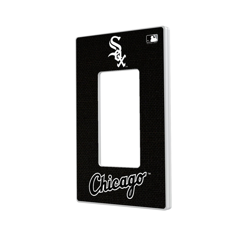 Chicago White Sox Solid Hidden-Screw Light Switch Plate