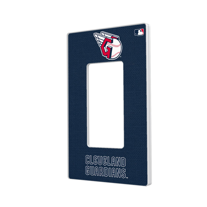 Cleveland Guardians Solid Hidden-Screw Light Switch Plate