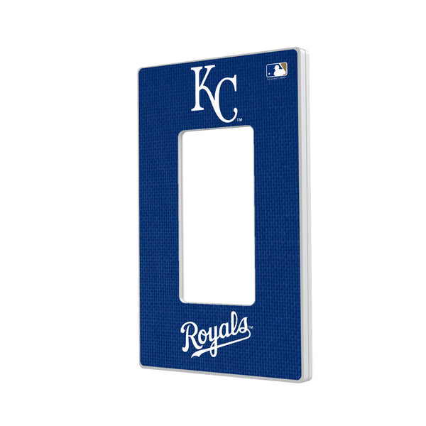 Kansas City Royals Solid Hidden-Screw Light Switch Plate