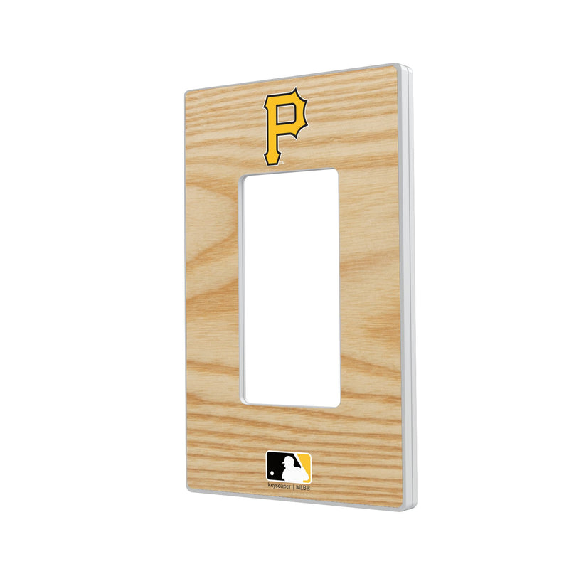 Pittsburgh Pirates Baseball Bat Hidden-Screw Light Switch Plate