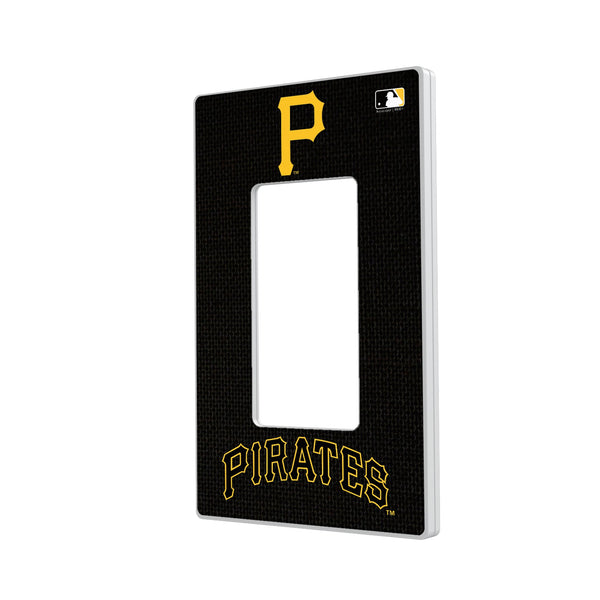 Pittsburgh Pirates Solid Hidden-Screw Light Switch Plate