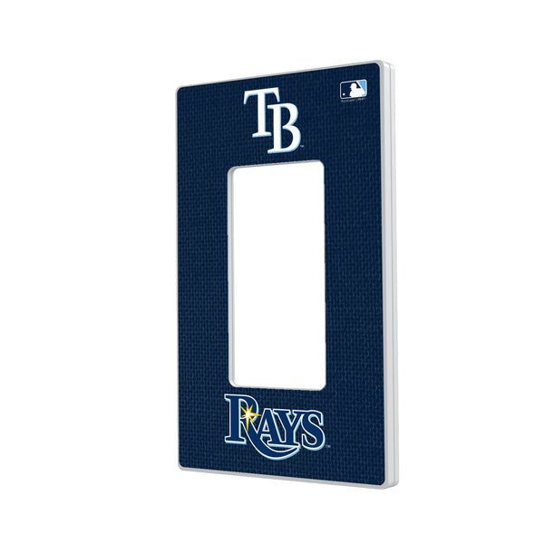 Tampa Bay Rays Solid Hidden-Screw Light Switch Plate