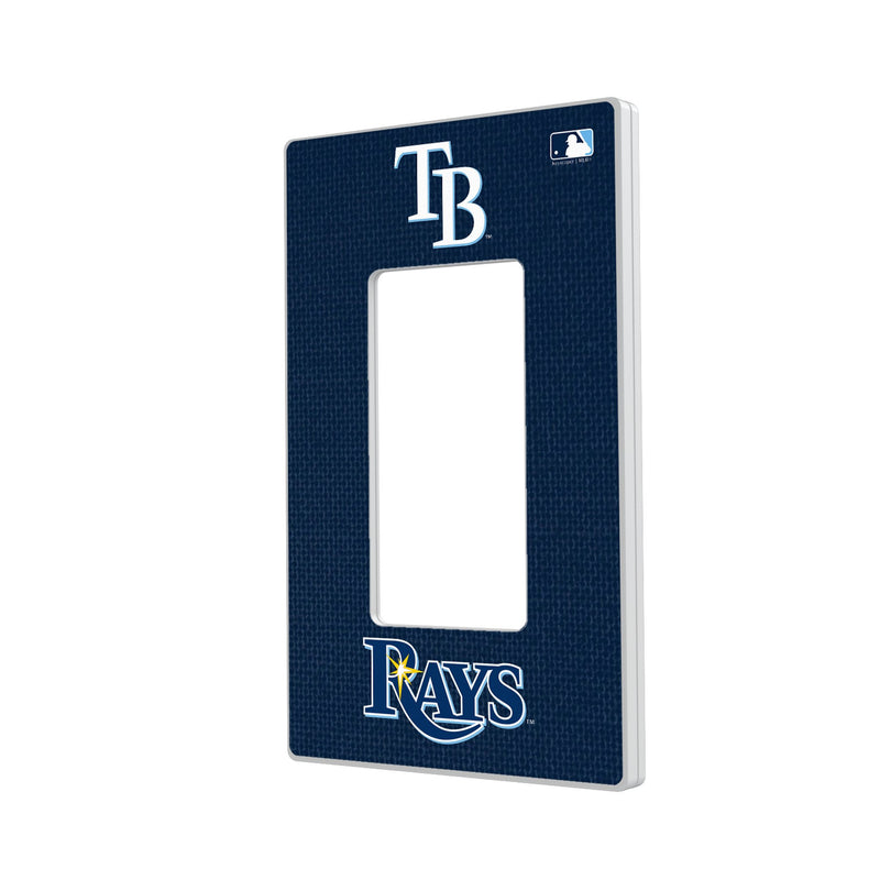 Tampa Bay Rays Solid Hidden-Screw Light Switch Plate