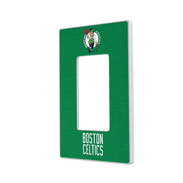 Boston Celtics Solid Hidden-Screw Light Switch Plate