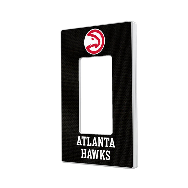 Atlanta Hawks Solid Hidden-Screw Light Switch Plate